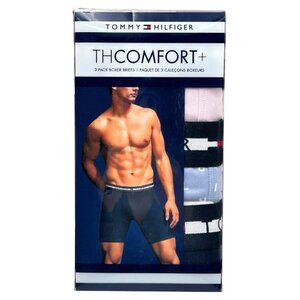Tommy Hilfiger Men's Microfiber Boxer Briefs Size M (32-34) Multicolor 3 Pack
